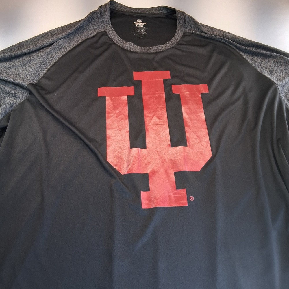 Indiana University Hoosiers Black Shirt Size 5XT